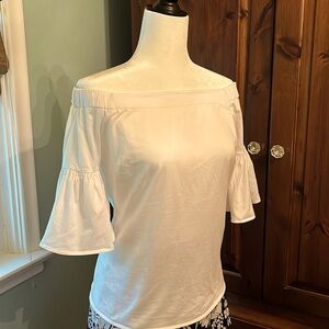 Off-the-Shoulder Banana Republic Tee Shirt